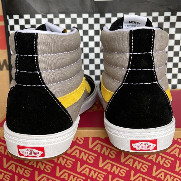 Vans BMX Sk8-Hi Black/Grey/Gold Women’s sneakers - Picture 14 of 16